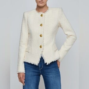L’agence Nerina Tweed Blazer $795 NEW with tag